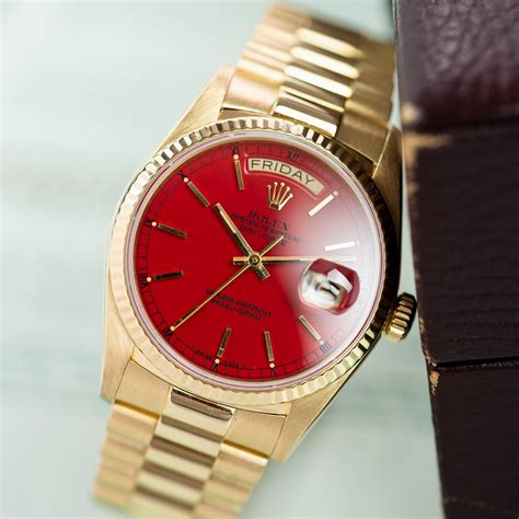 rolex red date